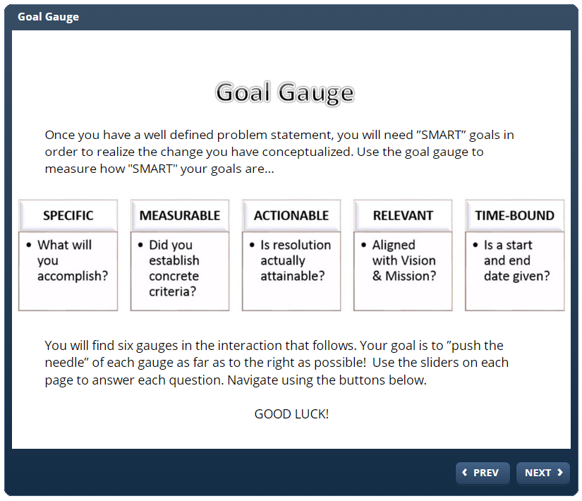 Goal Gauge